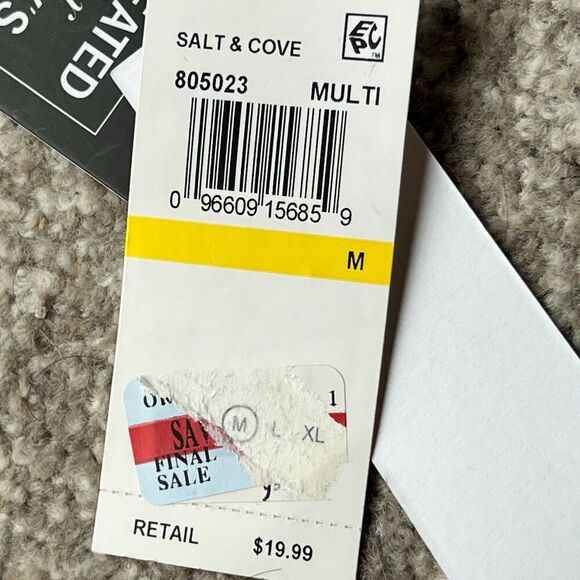 NWT Salt + Cove Swim sz M Medium Neon Juniors 80s Underwire Bra Bathing suit - Picture 4 of 5
